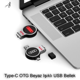 Logo Baskılı Type-C OTG USB Bellek 32 GB