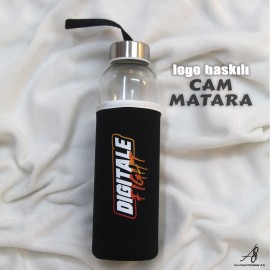 Fight Digitale, UFC, Logo Baskılı Cam Matara