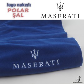 Logo Nakışlı Polar Şallar