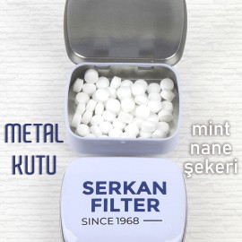 Metal Kutuda Logo Baskılı Mint Nane Şekeri